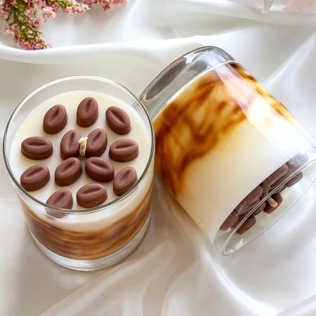 Handcrafted Soy Wax Candle with Rich Aroma